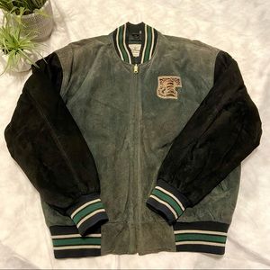Vintage Disney Tigger Leather Varsity Jacket